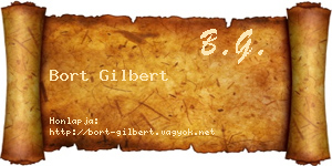 Bort Gilbert névjegykártya